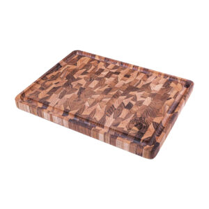 TABLA DE CORTAR INVERTIDA DE TECA BARNIZADA 45X34 BLACK RANCH TRAMONTINA