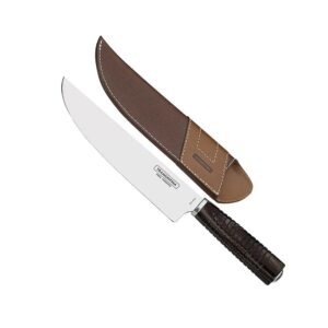 CUCHILLO CON FUNDA 8" BLACK RANCH TRAMONTINA